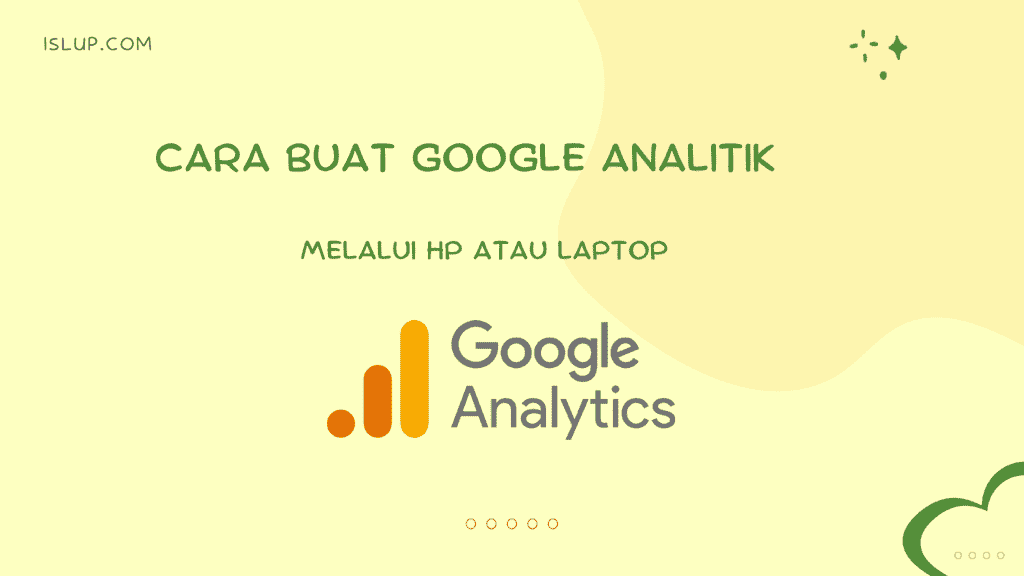 Cara Buat Akun Google Analitik